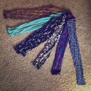 6 new pairs of leggings